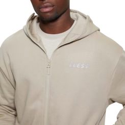 Guess Active - Keid Zipped Hoodie Sweatshirt - Grijs