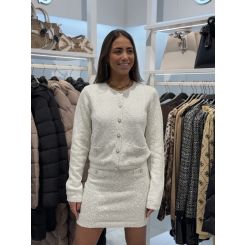 Guess - Dorothy Cn Ls Cardi Swtr - Beige