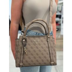 Guess - Eco Erica 2 Comp Satchel - Beige