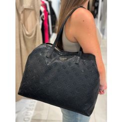 Guess - Vikky II Large 2 In 1 Tote - Zwart