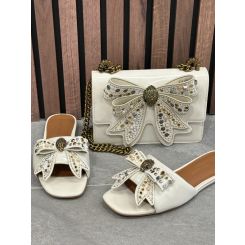 Kurt Geiger - Bow Small Shoreditch - Beige
