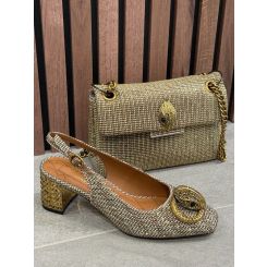 Kurt Geiger - Chelsea Block Slingback - Beige