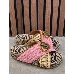 Kurt Geiger - Chelsea Cross Strap - Roze