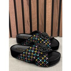 Kurt Geiger - Chelsea Cross Strap - Zwart