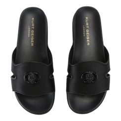Kurt Geiger - Chelsea Cut Out Slide - Zwart