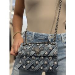 Kurt Geiger - Crystals Mini Kensington - Blauw