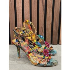 Kurt Geiger - Jewel Gladiator Sandal - Goud