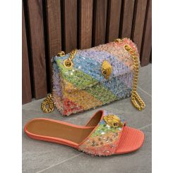 Kurt Geiger - Kensington Flat Sandal - Meerkleurig