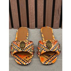 Kurt Geiger - Kensington Flat Sandal - Oranje