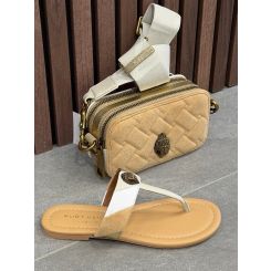 Kurt Geiger - Kensington T-Bar Sandal - Beige