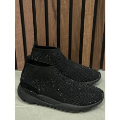 Kurt Geiger - Kurt Crystal Knit - Zwart