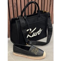 Kurt Geiger - Kurt Espadrille - Zwart