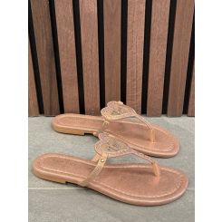 Kurt Geiger - Kurt Heart T Bar Flat - Roze