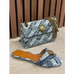 Kurt Geiger - Mini Kensington Soft Bag - Blauw