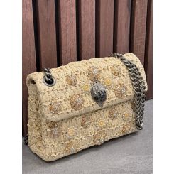 Kurt Geiger - Raffia Mini Kensington - Beige
