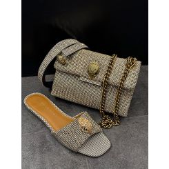 Kurt Geiger - 20 Eagle Belt - Goud