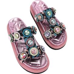 Kurt Geiger - Orson Crystal Sandal - Roze