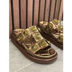 Kurt Geiger - Orson Crystal Sandal - Brons