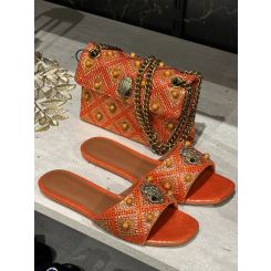 Kurt Geiger - Mini Kensington Jewel - Oranje