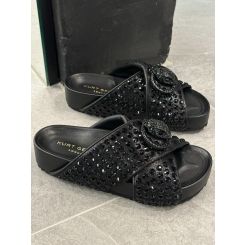 Kurt Geiger - Chelsea Cross Strap - Zwart