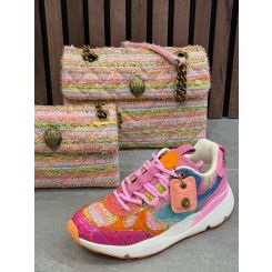 Kurt Geiger - Tweed Mini Kensington - Roze