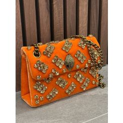 Kurt Geiger - Velvet Mini Kensington - Oranje