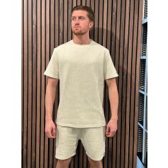 Malelions - Signature Waffle Short - Beige