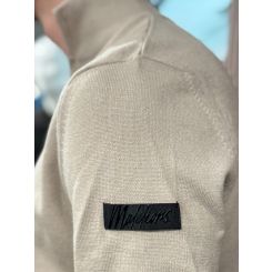 Malelions - Men Knitted Quarter Zip - Beige