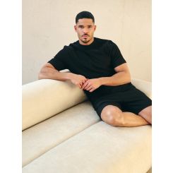 Malelions - Men Ribbed Shorts - Zwart