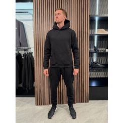Malelions - Men Striped Signature Sweatpants - Zwart