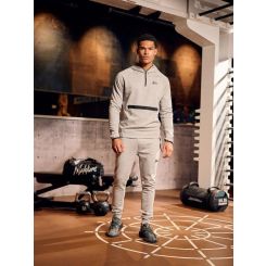 Malelions - Malelions Sport Counter Half Zip - Grijs