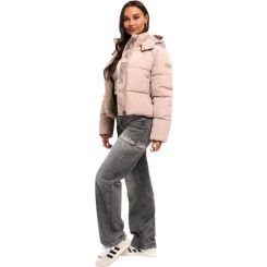 Malelions - Women Signature Puffer Jacket - Beige