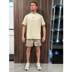Malelions - Men Split Swim Shorts - Beige