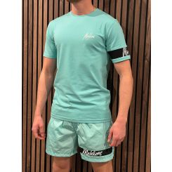 Malelions - Men Caption Swim Shorts - Blauw