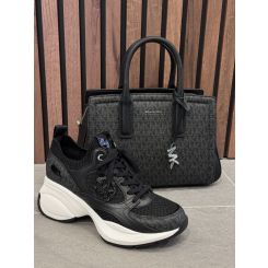 Michael Kors - Zuma Knit Trainer - Zwart