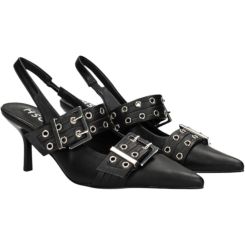 Poelman - Slingbacks - Zwart