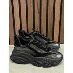 Steve Madden - Posses-Perf - Zwart