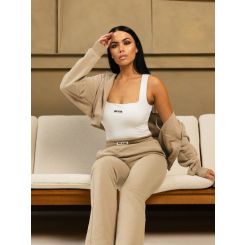 Unique The Label - Molly Vest Tracksuit Vest - Beige