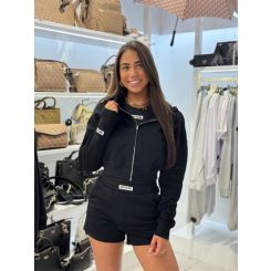 Unique The Label - Molly Vest Tracksuit Vest - Zwart