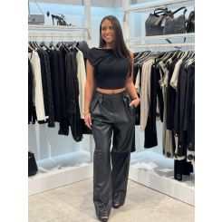 Unique The Label - Ziva Faux Pantalon - Zwart