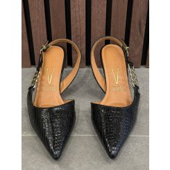 Vizzano - Slingbacks - Zwart