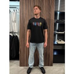 Wrong Friends - Franklin T-shirt - Zwart