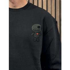 Wrong Friends - Hinton Sweater - Zwart