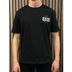 Wrong Friends - Valley T-shirt - Zwart