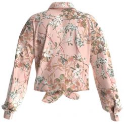 Guess - Ls Bowed Jun Shirt - Roze