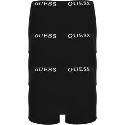 Guess - Placed Logo Boxer Trunk 3 Pack - Zwart