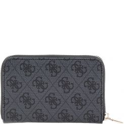 Guess - Laurel Slg Medium Zip Around - Zwart