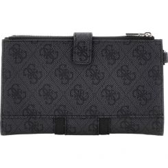 Guess - Noreen Slg Dbl Zip Organizer - Zwart