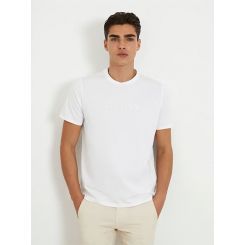 Guess - Ss Classic Pima T-shirt - Wit