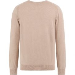 Guess - Edgar Ls Cn Logo Jacq Sweater - Beige